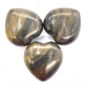 Wholesale - Chalcopyrite Heart Pendant set (3 pieces)