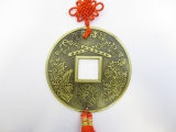 Chinese lucky coin with characters large 