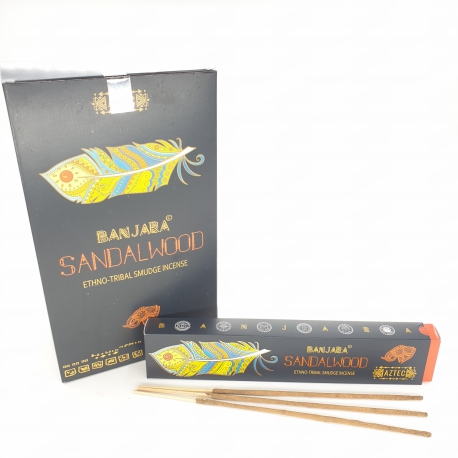 Wholesale - Banjara Aztec Natural Incense - Sandelwood