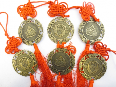 Lucky Coin Happy Buddha set of 6