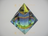 Crystal pyramide colored 7x7