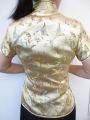 Shanghai blouse butterfly gold