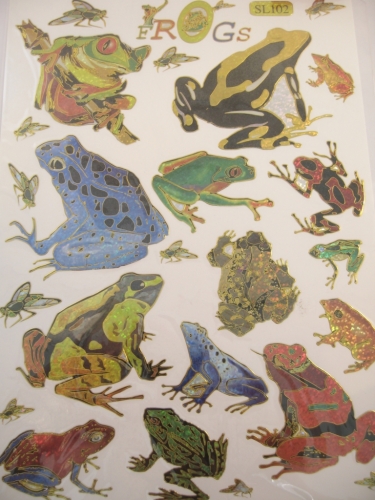 Stickers Frogs 1 page