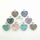  Wholesale Gemstone Pendant > Wholesale- Gemstone Pendant Heart