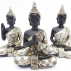 Buddha Statues Wholesale/Import & Export > Boeddha Silver/Black Wholesaler