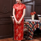 Clothing Wholesale - Import & Export > Wholesale Chinese Troditional Dress - Qipao ( short sleeve) 