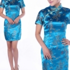 Clothing Wholesale - Import & Export > Short Chinese Dress -Qipao ( short sleeve) Wholesale 