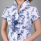 chinese+blouse+v+neck+wholesale+