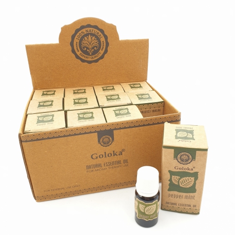 Wholesale - Goloka Natural Essential Oil Peppermint (12pcs)