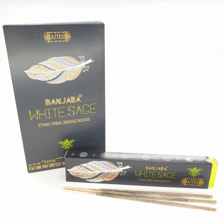 Wholesale - Banjara Aztec Natural Incense - White Sage
