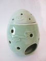 Jade Buddha head egg oilburner luxury