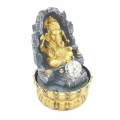 Wholesale - Meditation Led Lighting Ganesha in Wall Gold Fountain Small
