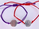 Wholesale Lucky Adjustable Bracelets - 7 Chakra Flower of Life 