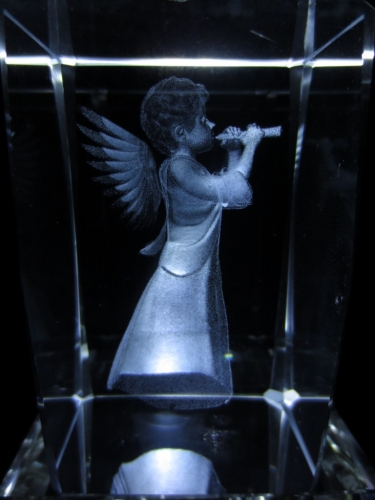 3D angel with Flute