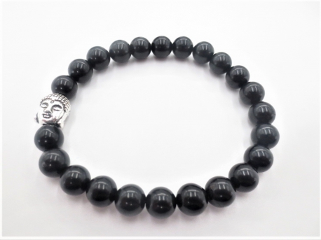 Gemstone Bracelet Wholesale - Black Tourmaline Buddha Bracelet