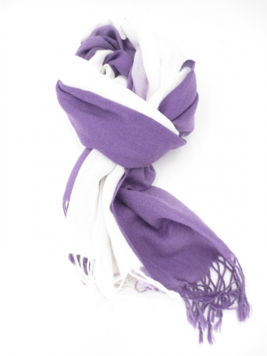 Viscose continuous colours white to purple