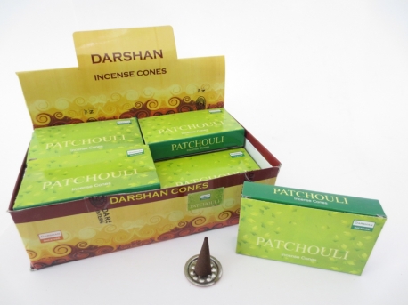 Darshan incense cones Patchouli