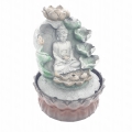 Wholesale - Meditation Led Lighting Buddha with Flower Fountain Small
