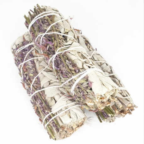 Wholesale - White Sage & Lavender Smudge 12cm (3 x 20-30 grams)