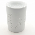 Oil burner white with feathers