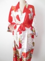 Japanese kimono long red