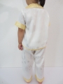 Kid suit with dragon white