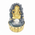 Wholesale - Meditation Led Lighting Ganesha in Wall Gold Fountain Small