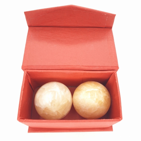 Wholesale - Meridian Balls Marble Yellow 4 cm