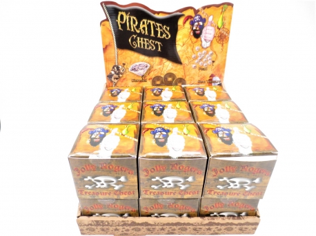 Pirate Box Assorted Polished Stone + Coins (18 sets) - wholesale