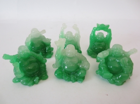 Wholesale - 5cm Buddha Set Jade Sitting 6 pieces