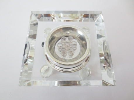 Crystal laser dispaly lamp square with adaptor