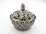 Wholesale Tibetan Lotus Grain Incense Burner Small Brass Bronze