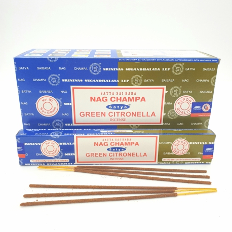 Wholesale - Satya Sai Baba Nag Champa & Green Citronella Combo Serie