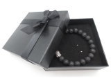 8mm bracelet Lava stone Buddha with gift-box