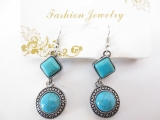 Turquoise necklace & earring set D
