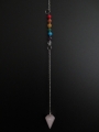 7 Chakra pendulum Rose quartz
