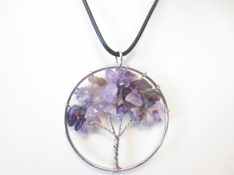 Tree of Life Necklace amethyst