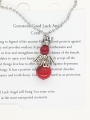 Wholesale - Angel necklace Red Coral