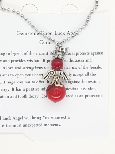 Wholesale - Angel necklace Red Coral