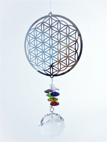 Cosmo Crystal Pendant Wholesale - Flower of Life