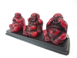 wholesale - Buddhas Red on plate sitting hear see silence