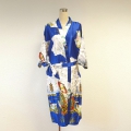 Wholesale - Japanese kimono Long blue