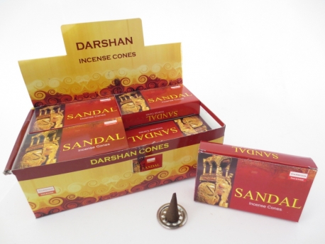 Darshan incense cones Sandal