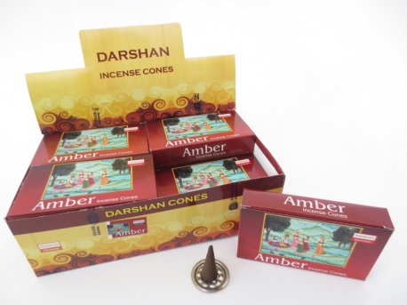 Darshan incense cones Amber cones
