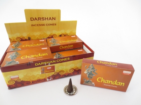 Darshan incense cones Chandan
