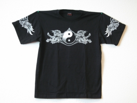 T-shirt Dragons with Yin Yang