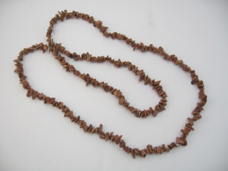 Thin Mineral necklace 90cm Goldstone