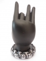 Black buddha hand incense / candle holder