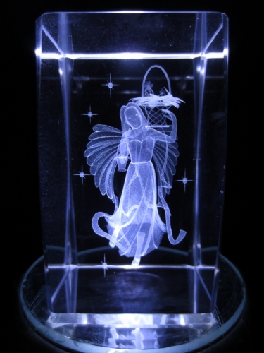 3D Angel with bucket