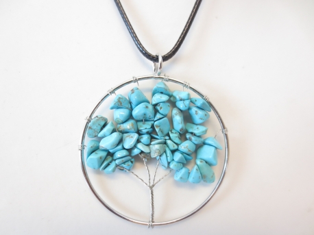 Tree of Life Necklace turquoise
